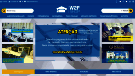 What W2fshop.com.br website looked like in 2020 (4 years ago)