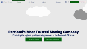 What Westcoastmoving.com website looked like in 2020 (4 years ago)