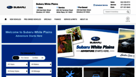 What Westchestersubaru.com website looked like in 2020 (4 years ago)