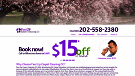 What Washington-dc-carpet-cleaning.com website looked like in 2020 (4 years ago)