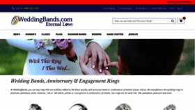 What Weddingbands.com website looked like in 2020 (4 years ago)