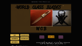 What Worldclassblades.com website looked like in 2020 (4 years ago)