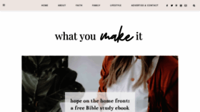 What Whatyoumakeitblog.com website looked like in 2020 (4 years ago)