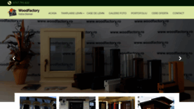 What Woodfactory.ro website looked like in 2020 (4 years ago)