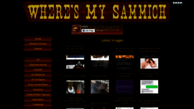What Wheresmysammich.com website looked like in 2020 (5 years ago)