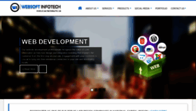 What Websoftinfotech.in website looked like in 2020 (4 years ago)
