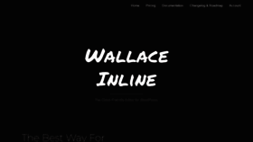 What Wallaceinline.com website looked like in 2020 (4 years ago)