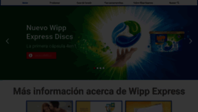 What Wippexpress.es website looked like in 2020 (4 years ago)