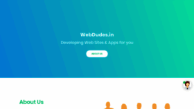 What Webdudes.in website looked like in 2020 (4 years ago)