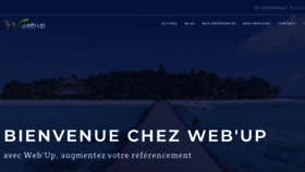 What Webup.fr website looked like in 2020 (4 years ago)
