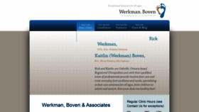 What Werkman.ca website looked like in 2020 (5 years ago)