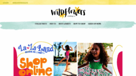 What Wildflowersclothing.com website looked like in 2020 (4 years ago)