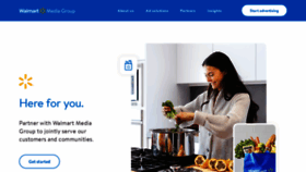 What Walmartmedia.com website looked like in 2020 (4 years ago)