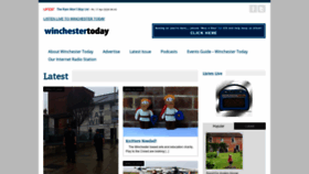 What Winchestertoday.co.uk website looked like in 2020 (4 years ago)