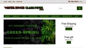 What Water-bongs-glass-pipes.com website looked like in 2020 (4 years ago)