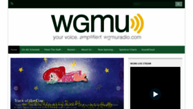 What Wgmuradio.com website looked like in 2020 (4 years ago)
