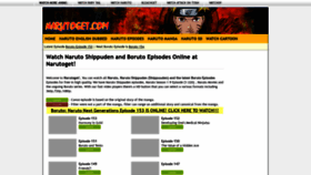 What Ww13.narutoget.io website looked like in 2020 (4 years ago)