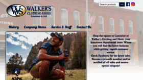 What Walkersclothingandshoes.com website looked like in 2020 (4 years ago)