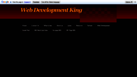 What Webdevelopmentking.yolasite.com website looked like in 2020 (4 years ago)