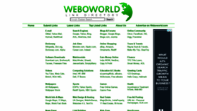 What Weboworld.com website looked like in 2020 (4 years ago)