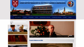 What Wit-czestochowa.pl website looked like in 2020 (4 years ago)