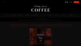 What Whiskeybarrelcoffee.com website looked like in 2020 (4 years ago)