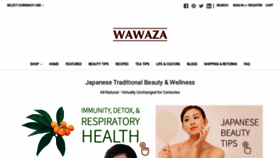What Wawaza.com website looked like in 2020 (4 years ago)