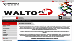 What Walto.pl website looked like in 2020 (3 years ago)