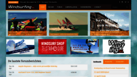 What Windsurfing.nl website looked like in 2020 (4 years ago)