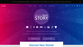 What Worldsbeststory.com website looked like in 2020 (4 years ago)
