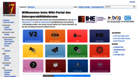 What Wiki.hl7.de website looked like in 2020 (4 years ago)