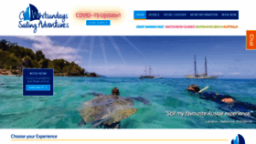 What Whitsundayssailingadventures.com.au website looked like in 2020 (3 years ago)