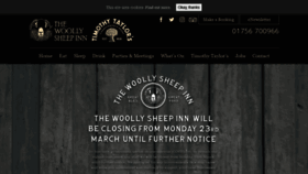 What Woollysheepinn.co.uk website looked like in 2020 (4 years ago)