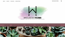 What Wholesomehouses.com website looked like in 2020 (4 years ago)
