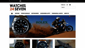 What Watches24seven.com website looked like in 2020 (4 years ago)