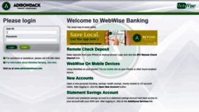 What Webwisebanking.com website looked like in 2020 (3 years ago)