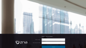 What Webmail.zna.be website looked like in 2020 (4 years ago)