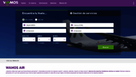 What Wamosair.com website looked like in 2020 (4 years ago)