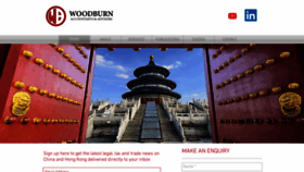 What Woodburnglobal.com website looked like in 2020 (4 years ago)