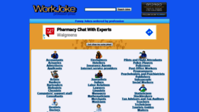 What Workjoke.com website looked like in 2020 (4 years ago)