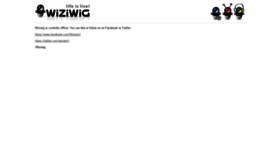 What Wiziwig.tv website looked like in 2020 (4 years ago)
