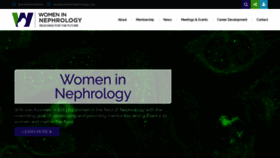 What Womeninnephrology.org website looked like in 2020 (4 years ago)