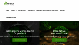 What Wastech-recycling.pl website looked like in 2020 (4 years ago)