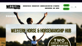 What Westernhorseuk.com website looked like in 2020 (4 years ago)