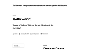 What Wasangacienporciento.com website looked like in 2020 (4 years ago)