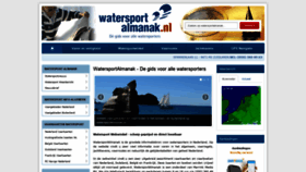 What Watersportalmanak.nl website looked like in 2020 (3 years ago)