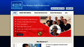 What Wisdomteethremovalsydney.com.au website looked like in 2020 (4 years ago)