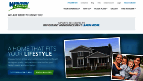 What Wausauhomes.com website looked like in 2020 (3 years ago)