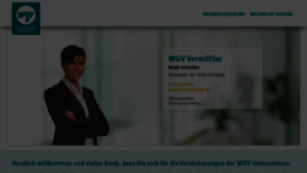 What Wgv-schindler.de website looked like in 2020 (4 years ago)