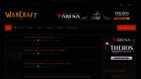 What Warcrafttavern.com website looked like in 2020 (4 years ago)